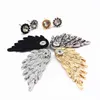 Frauen Retro Gothic Cool Schmuck Engel Flügel Strass Ohr Produktbild-Vorschau 4
