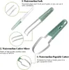 Wassermelonen Schneider,3-in-1-Obstschneider aus Edelstahl Produktbild-Vorschau 6