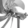Metall Wetterfahne, Edelstahl Windmühle,360 Grad drehbar, Produktbild-Vorschau 7