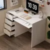 Computertisch Weiss Modern Für Jugendliche Mit Schubladen Produktbild-Vorschau 5
