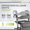 Chodzik Vital 51034, aluminiowy, z siedziskiem, składany, Podgląd zdjęcia produktu 8