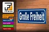 Holzschild Große Freiheit 27x10cm Hamburg St. Pauli Clubs Produktbild-Vorschau 4
