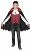 Halloween Vampir-Kostüm für Jungen schwarz-weiss-rot - Produktbild-Vorschau 1