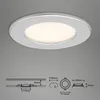 Lampe LED encastrée BRILONER LEUCHTEN THIN, 6 W, 450 lm, Voir les images du produit 5
