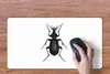 MuchoWow® Mauspad Mousepad Schwarz und weiß - Käfer - Produktbild-Vorschau 3