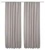 Beautissu Set di 2 tende termiche grigie Amelie TK, 140x245 Anteprima dell’immagine prodotto 1