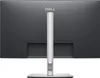 The back of a Dell monitor on a light gray background. Produktbild-Vorschau