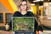 MuchoWow® Laptop Aufkleber Sticker Cover Wolf - Braun - Produktbild-Vorschau 5