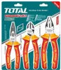 TOTAL sada kleští elektro VDE 1000V, 3ks, kombi 200mm + Náhled obrázku produktu 2