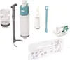 A collection of plumbing parts for a toilet cistern. Produktbild-Vorschau
