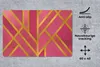 MuchoWow® Schreibtischunterlage Gold - Design - Rosa 60x40 Produktbild-Vorschau 2