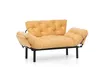 Hanah Home, Nitta- FTN1245, Senf, Schlafsofas, Rahmen: 100% Produktbild-Vorschau 4