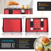Arendo Toaster, 4 kurze Schlitze, für 4 Scheiben, 1750 W, Produktbild-Vorschau 36