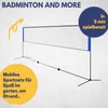 Verstellbares 4-in-1 Sportnetz Set – Badminton, Tennis, Produktbild-Vorschau 2