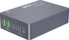 A close-up, angled view of a gray multi-port charging station. Náhľad obrázku produktu