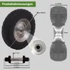 2x Schubkarrenrad pannensicher Vollgummi 4.80/4.00-8 Produktbild-Vorschau 3
