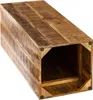 Soma Blumensäule 27x27 H50 o. 73cm Blumen Hocker Holz Produktbild-Vorschau 1