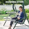 Outsunny Hollywoodschaukel Gartenschaukel Verstellbares Produktbild-Vorschau 7