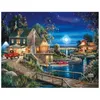 Norimpex Diamond Gemä lde Smoke by the lake 30x40cm Produktbild-Vorschau 9
