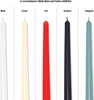 pajoma® 50 Stabkerzen 250 x 20 mm, Weiß | Kerzen Produktbild-Vorschau 5
