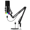 CkeyiN Gaming Mikrofon Mit Arm - RGB Podcast Mikrofon für Produktbild-Vorschau 1