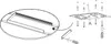 Diagram showing assembly of a light fixture. Produktbild-Vorschau
