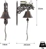 Campanello da parete nostalgico in ghisa con locomotiva Anteprima dell’immagine prodotto 3