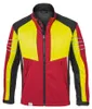 Kübler Forest Ultrashell Jacke Pro rot/warngelb Gr. M Produktbild-Vorschau 2