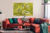 MuchoWow® Poster Vogel - Blaumeise - Äste - Sonne 120x80 cm Produktbild-Vorschau 2