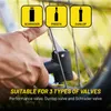 Cyklistická pumpa Dunlop s manometrom pre ventily Dunlop, Náhľad obrázku produktu 16