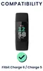 kwmobile 3x Uhrenarmband für Fitbit Charge 6 / Charge 5 Produktbild-Vorschau 2