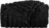 vidaXL Coperta nera 270 x 240 cm in pile Anteprima dell’immagine prodotto 4