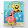 Malen nach Zahlen Spongebob und Patrick 40x50cm Produktbild-Vorschau 3