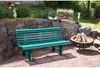 Banc Helgoland, 150 cm, vert Plastique vert foncé Voir les images du produit 7