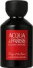 A black perfume bottle with a red label. Voir les images du produit