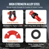 SucceBuy 3/4" szekla D-ring, 2-pak ze stali stopowej, Podgląd zdjęcia produktu 3