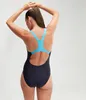 Costume da bagno Speedo Medley Logo Donna, Colore:Blu, Anteprima dell’immagine prodotto 7