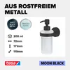 tesa Seifenspender Wand schwarz matt nachfüllbar ohne Produktbild-Vorschau 3