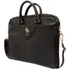 A black Guess laptop bag with gold accents. Produktbild-Vorschau