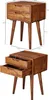 FineBuy Table de chevet en bois massif de sheesham avec 2 Voir les images du produit 3