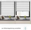 WOLTU Doppelrollo Klemmfix ohne Bohren, Duo Rollo Produktbild-Vorschau 4