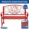 DanDiBo Banc de jardin Rosso Résistant aux intempéries 2 Voir les images du produit 4