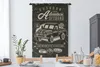 MuchoWow® Wandteppich Wandbehang Autos - Oldtimer - Briefe Produktbild-Vorschau 3