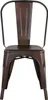 lot de 4 chaises de salle à manger avec assise en fer, Voir les images du produit 4