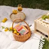 Creative Home Osterkorb Oval Weidenkorb mit Henkel Garten Produktbild-Vorschau 3