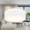 Lampa sufitowa tkanina biały tekstylny klosz E27 lampa Podgląd zdjęcia produktu 1