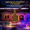 15m Tendine Luminosa LED，600 LED Multicolore Tendine a Anteprima dell’immagine prodotto 5