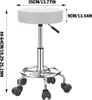 2er Set Bürohocker Arbeitshocker Drehhocker Rollhocker aus Produktbild-Vorschau 3