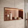 Rea Mensola Bagno Led 30x60 Brush Copper Anteprima dell’immagine prodotto 2