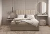 Kontinentalbett aus Samt, Polsterbett, Boxspringbett, Produktbild-Vorschau 2